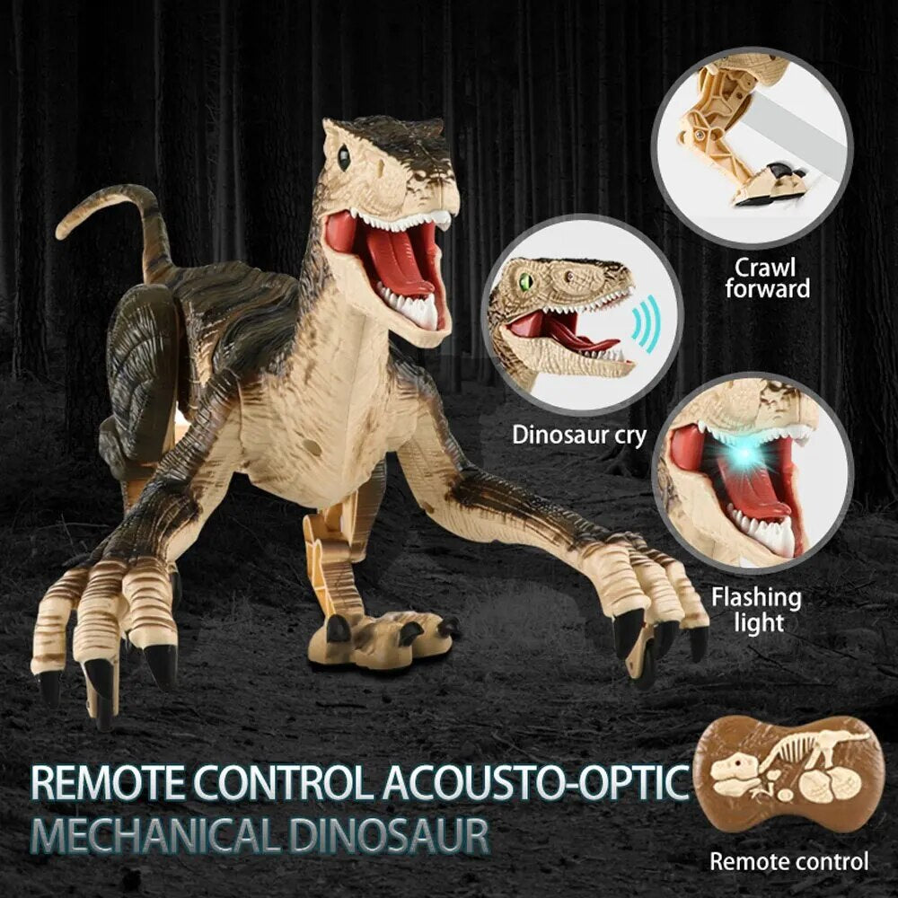 RC Dinosaur Toy With LED Light and Roaring