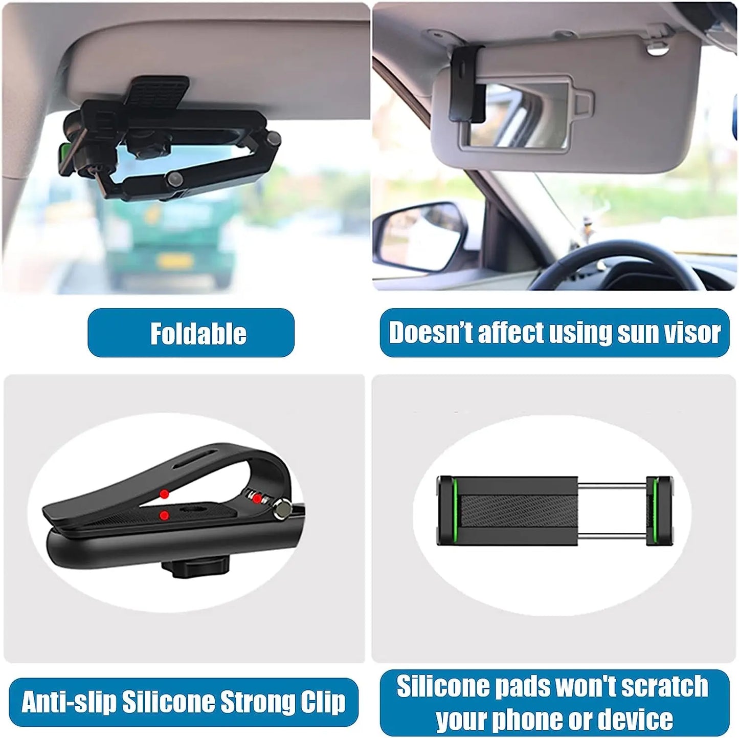 Sun Visor Phone Mount Holder