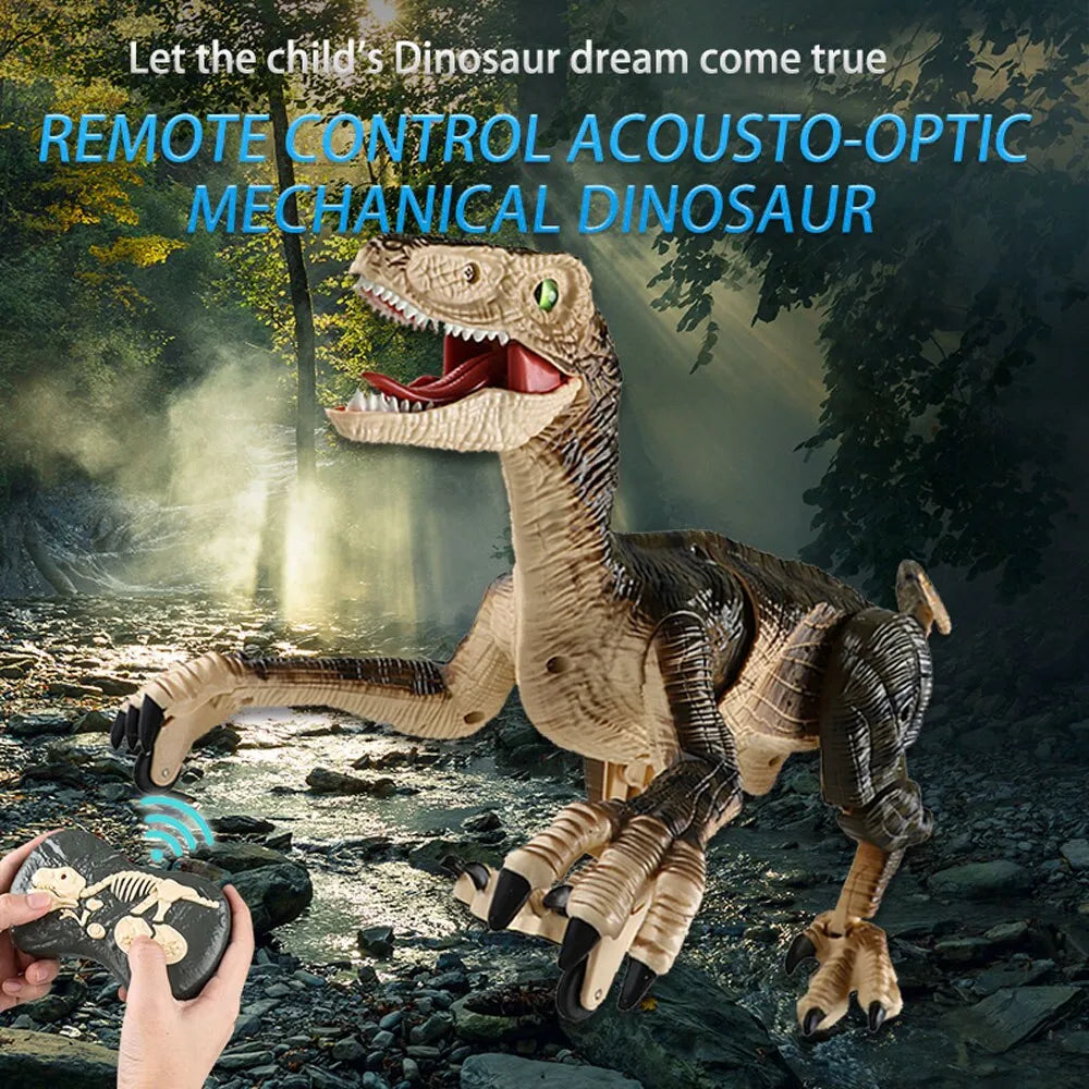 RC Dinosaur Toy With LED Light and Roaring