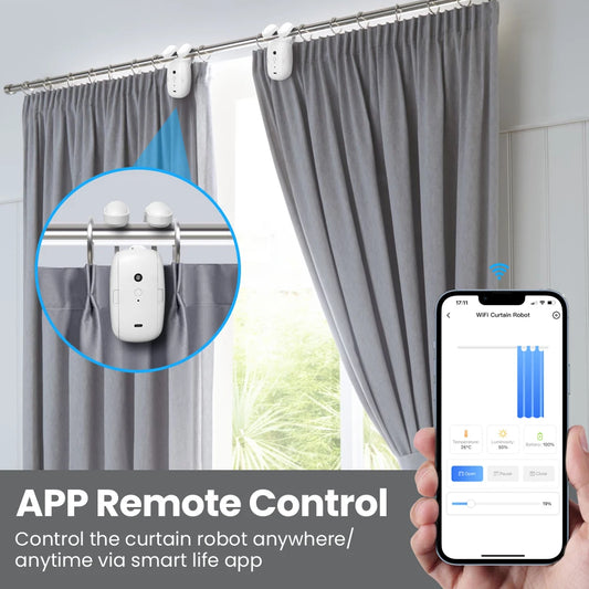 Smart Curtain Conductor™- WiFi Enabled, Remote Controlled