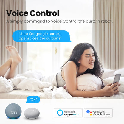 Smart Curtain Conductor™- WiFi Enabled, Remote Controlled