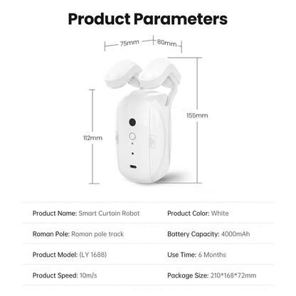 Smart Curtain Conductor™- WiFi Enabled, Remote Controlled